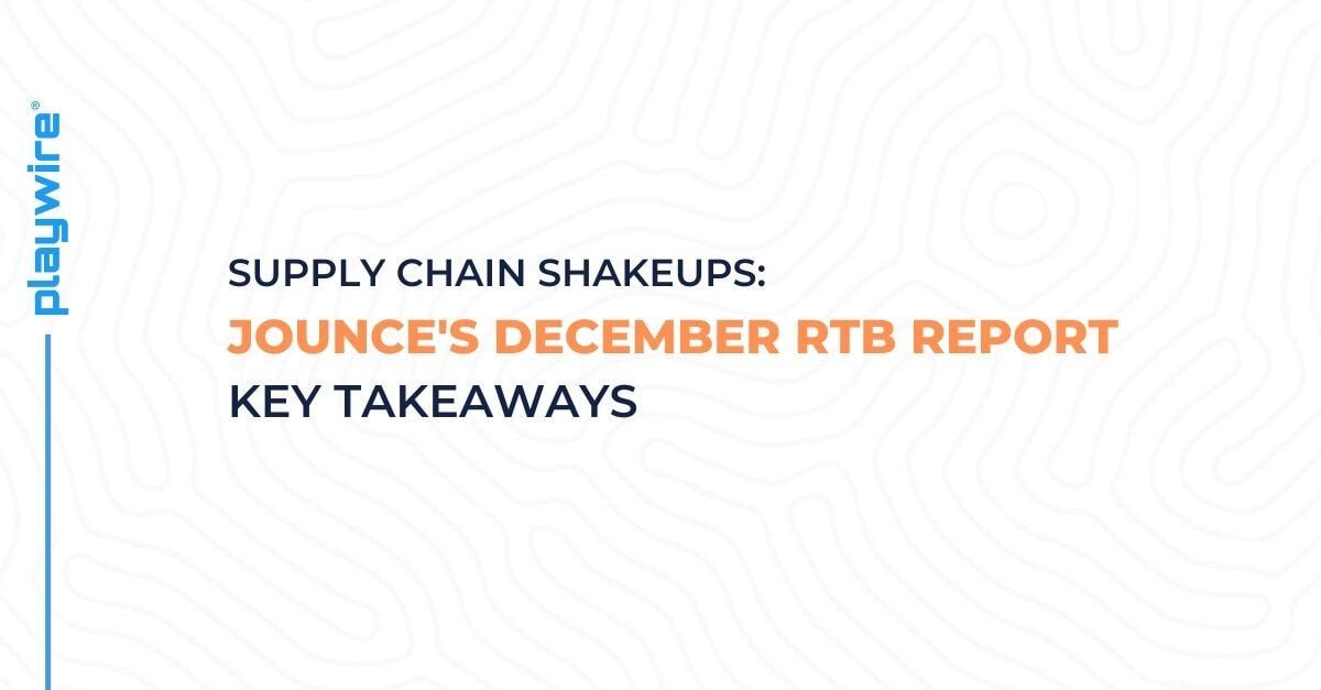 Supply Chain Shakeups: Key Takeaways from Jounce's December RTB Report