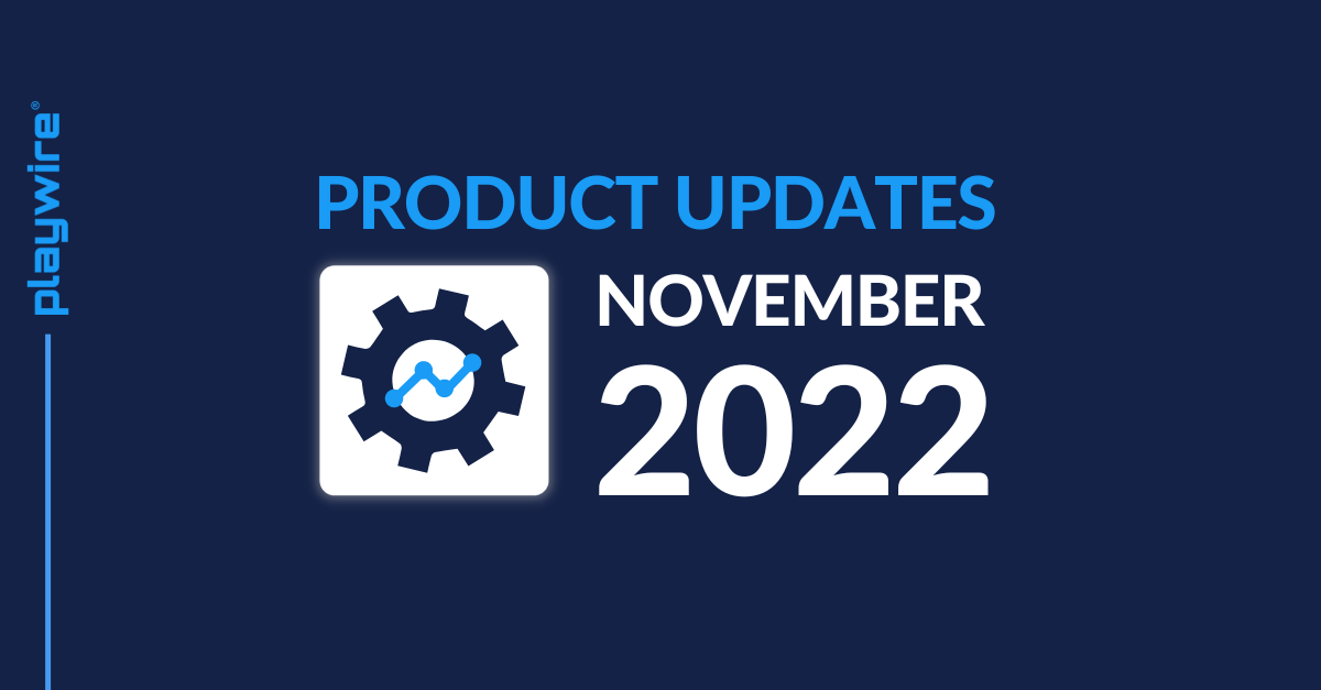 Product updates for November